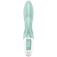 SATISFYER AIR PUMP BUNNY 5+ INFLATABLE RABBIT VIBRATOR APP – VERDE