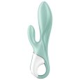 SATISFYER AIR PUMP BUNNY 5+ INFLATABLE RABBIT VIBRATOR APP – VERDE