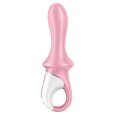 VIBRADOR ANAL INFLÁVEL AIR PUMP BOOTY 5+ COM APP ROSA