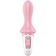 VIBRADOR ANAL INFLÁVEL AIR PUMP BOOTY 5+ COM APP ROSA