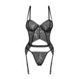 ESPARTILHO E TANGA YASKANA PRETO XS/S