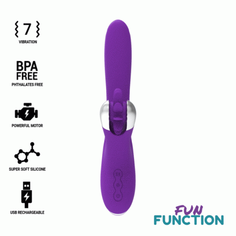 CASUAL LOVE - RING VIBRADOR LENGUA LILA