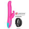 HAPPY LOKY PLUTO COELHO VIBRADOR E ROTADOR RELÓGIO COMPATÍVEL COM WATCHME