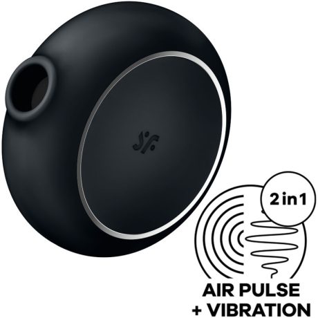 ESTIMULADOR E VIBRADOR DE PULSO DE AR PRO TO GO 3 PRETO | SATISFYER