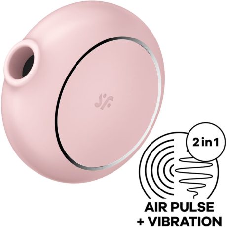 ESTIMULADOR E VIBRADOR DE PULSO DE AR PRO TO GO 3 ROSA | SATISFYER
