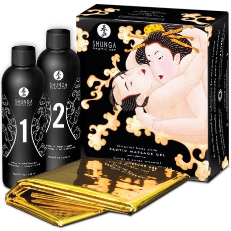 KIT EROTIC MASSAGE AROMA MELÃO/MANGA | SHUNGA