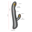 ONINDER VIBRAÇÃO E ROTAÇÃO VIBRADOR COELHO PRETO – APLICATIVO GRATUITO