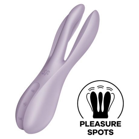 VIBRADOR THREESOME 2 VIOLETA | SATISFYER