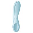 VIBRADOR THREESOME 1 AZUL | SATISFYER
