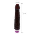 BAILE – WAVES OF PLEASURE VIBRADOR 23 CM MARRÓN