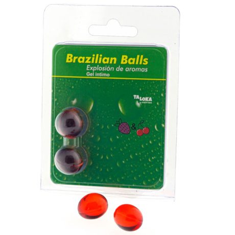 2 BOLAS BRASILEIRAS AROMA MORANGO E CEREJA | TALOKA