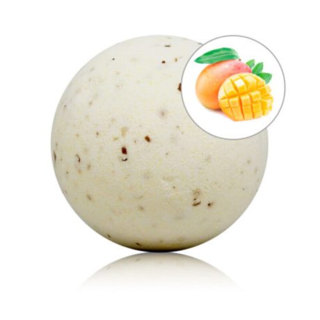 BATH BOMB AROMA MANGA COM PÉTALAS DE ROSA 140G | TALOKA