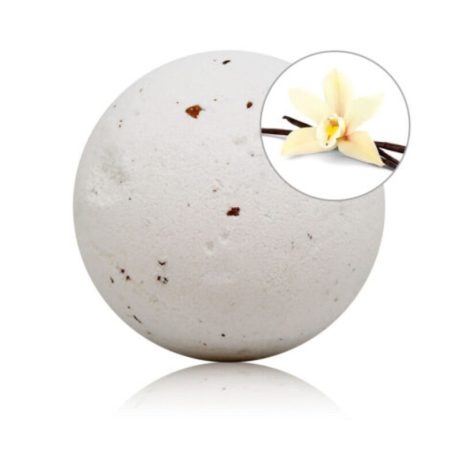BATH BOMB AROMA BAUNILHA COM PÉTALAS DE ROSA 140G | TALOKA
