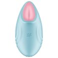 VIBRADOR LAY-ON TROPICAL TIP AZUL COM APP | SATISFYER