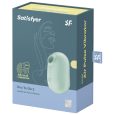 VIBRADOR DE PULSO DE AR DUPLO PRO TO GO 2 VERDE | SATISFYER