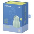 VIBRADOR DE PULSO DE AR DUPLO PRO TO GO 1 VERDE | SATISFYER