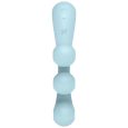 VIBRADOR ANAL TRI BALL 2 AZUL PASTEL