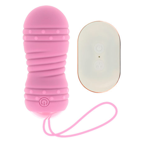 OHMAMA CONTROLE REMOTO OVO ROTATIVO 7 PADRÕES - ROSA