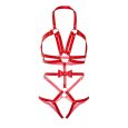 LEG AVENUE – KINK TEDDY ARNÊS CON TACHUELAS TALLA S – ROJO