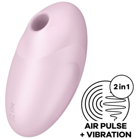 ESTIMULADOR DE PULSO AR E VIBRADOR VULVA LOVER 3 ROSA | SATISFYER