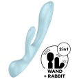 SATISFYER – PRO TO GO 2 ESTIMULADOR Y VIBRADOR DOBLE VERDE