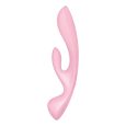 VIBRADOR HÍBRIDO SATISFYER TRIPLE OH – ROSA