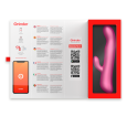 ONINDER VIBRATION & ROTATION VIBRADOR COELHO ROSA – FREE APP