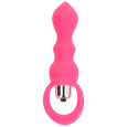 PLUG ANAL VIBRATÓRIO ROSA 8.5X3CM | OHMAMA