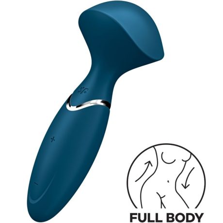 MINI VARINHA VIBRATÓRIA WAND-ER AZUL | SATISFYER
