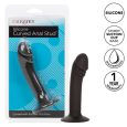 DILDO ANAL CURVADO PRETO