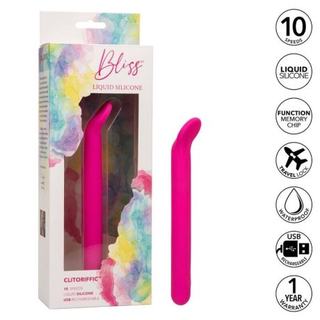 MASSAJADOR BLISS CLITORIFFIC ROSA | CALIFORNIA EXOTICS