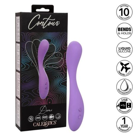 MASSAJADOR CONTOUR DEMI LILÁS | CALIFORNIA EXOTICS