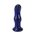 PLUG ANAL VIBRADOR DE VIDRO GLEAMING AZUL 11X3.4CM