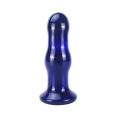PLUG ANAL VIBRADOR DE VIDRO GLEAMING AZUL 11X3.4CM