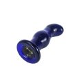 PLUG ANAL VIBRADOR DE VIDRO GLEAMING AZUL 11X3.4CM