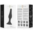 PLUG ANAL LEVEL 3 PRETO 12.5X2.8CM