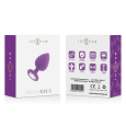 PLUG ANAL SHELKI S ROXO 7.2X2.8CM
