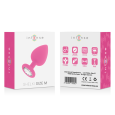 PLUG ANAL SHELKI M ROSA 8X3.5CM