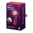ESTIMULADOR PRO 2 GEN 3 TECNOLOGIA DE AR LÍQUIDO VERMELHO VINHO | SATISFYER
