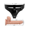 PRETTY LOVE – ARNÊS CUECAS UNIVERSAL STRAP-ON JERRY 21,8 CM NATURAL