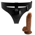 PRETTY LOVE – ARNÊS CUECAS UNIVERSAL STRAP-ON MICHEAL 20 CM PRETO