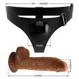 PRETTY LOVE – ARNÊS CUECAS UNIVERSAL STRAP-ON MICHEAL 20 CM PRETO