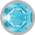 PLUG ANAL DE METAL COM DIAMANTE AZUL M 8X3.3CM