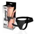 HARNESS ATTRACTION KENNY STRAP-ON PRETO 15 X 3.2CM