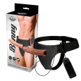 HARNESS ATTRACTION BENNY STRAP-ON OCO VIBRATÓRIO 15 X 4.5 CM