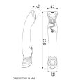 ZALO – QUEEN VIBRADOR G-SPOT ROXO