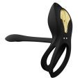 ZALO – BAYEK ANEL VIBRATÓRIO PARA CASAIS PRETO