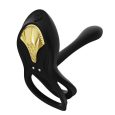 ZALO – BAYEK ANEL VIBRATÓRIO PARA CASAIS PRETO