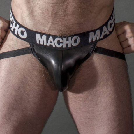 JOCKSTRAP MX25NC COURO/PRETO M