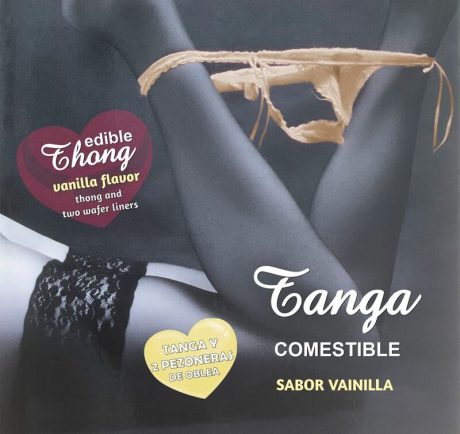 TANGA COMESTÍVEL DE BAUNILHA | HOTFLOWERS